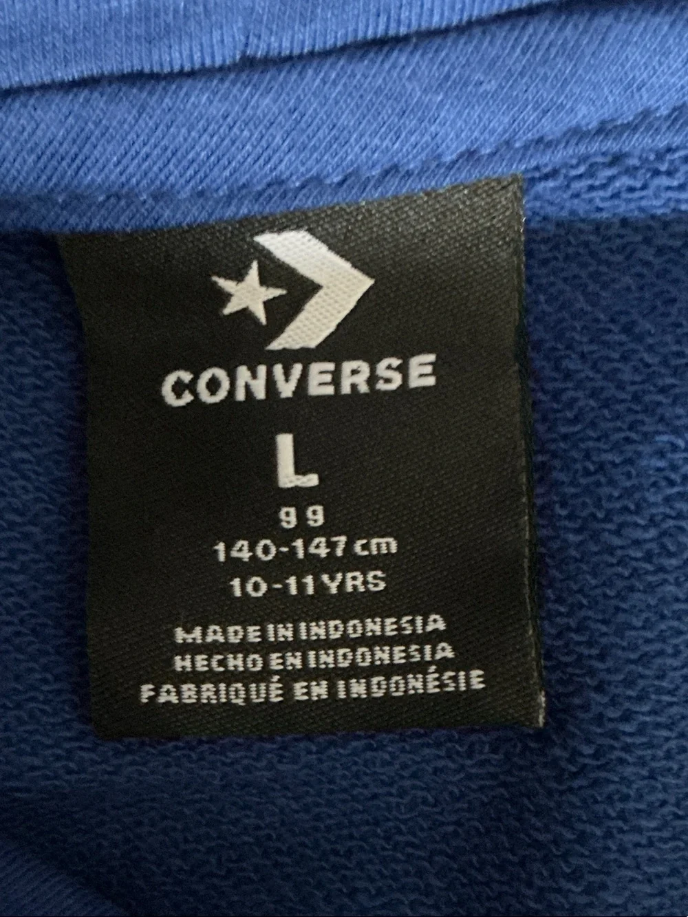Converse Royal Blue Hoodie with Star Logo